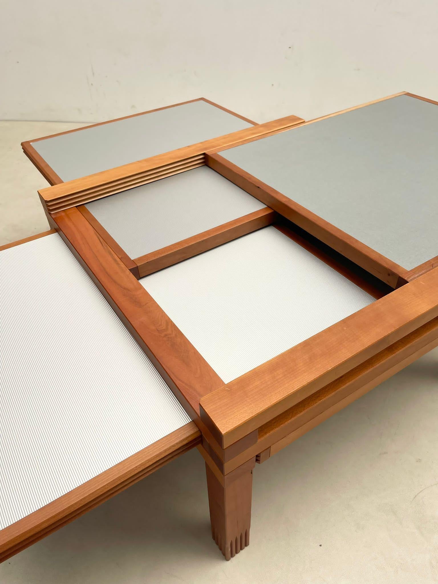 Table basse modulable Hexa par Bernard Vuanersson pour Bellato 9