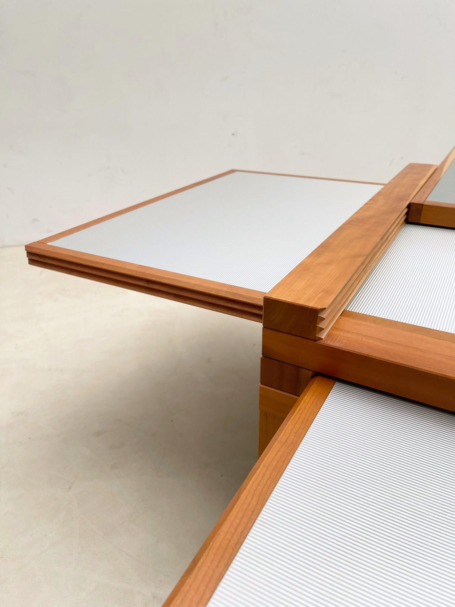 Table basse modulable Hexa par Bernard Vuanersson pour Bellato 11