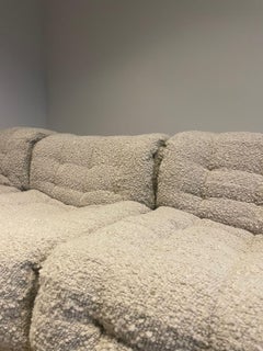 Vintage De Sede DS-11 Modular Sofa Reupholstered in Bouclé