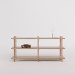 Modular 3 Shelving Natural Wood
