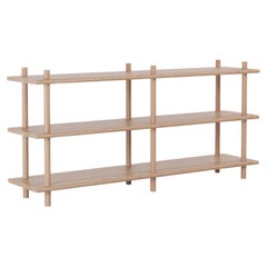 Modular 3 Shelving Natural Wood