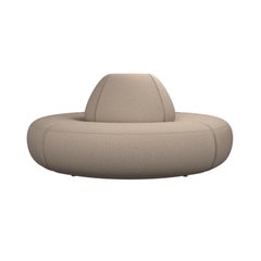 Modular 4 seater Hanabira T2 in E.C Beige fabric handcrafted by Murmurio