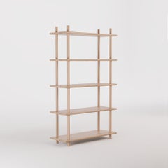 Modular 5 Shelving Natural Wood