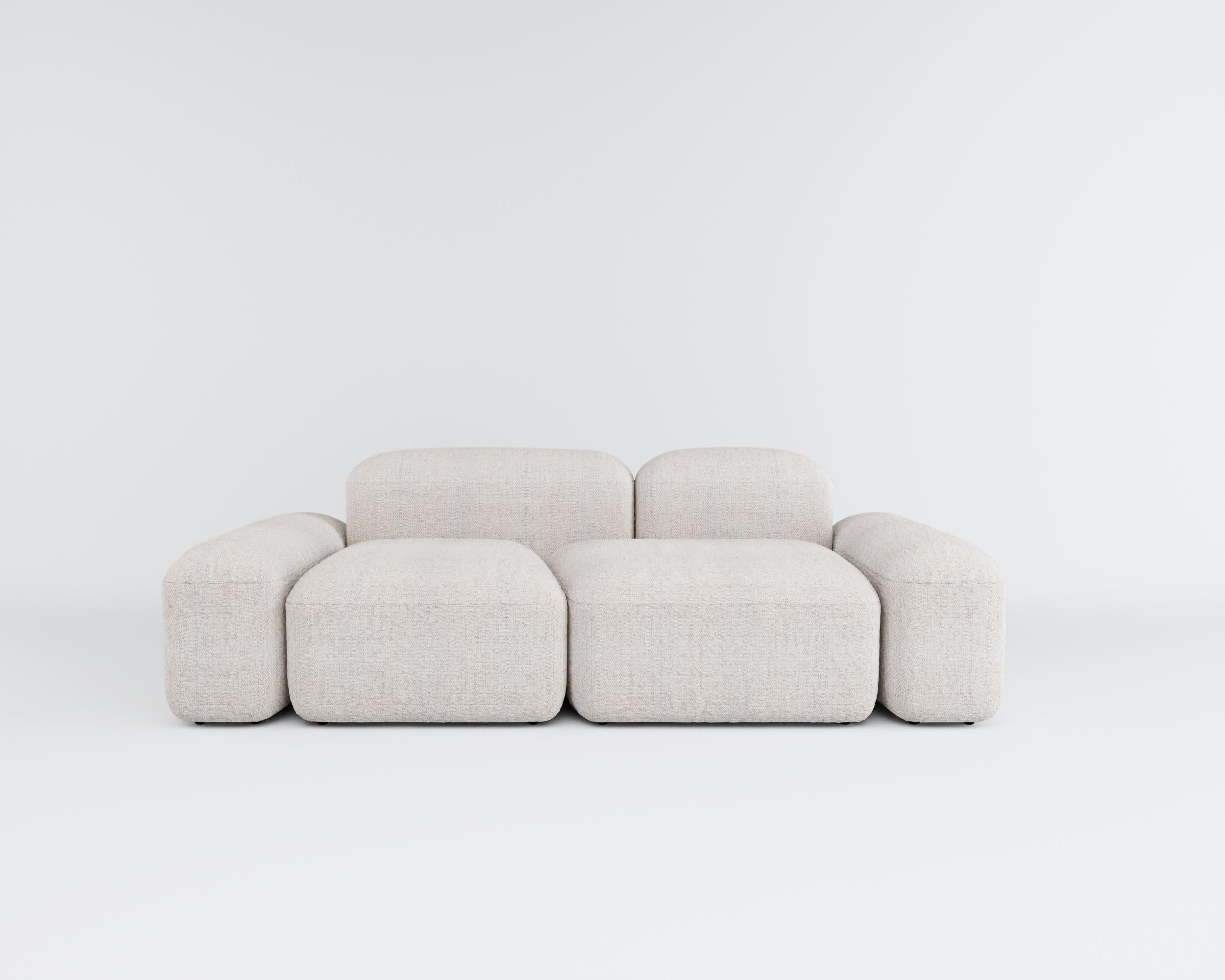 'Lapis' is a collection of sofas and seats with very organic and Minimalist shapes. 
Designer: Emanuel Gargano
Maker: Amura Lab 

LAPIS 030
2 seaters / 222cm L

'Lapis' can be made in several dimension and combinations, according to spaces