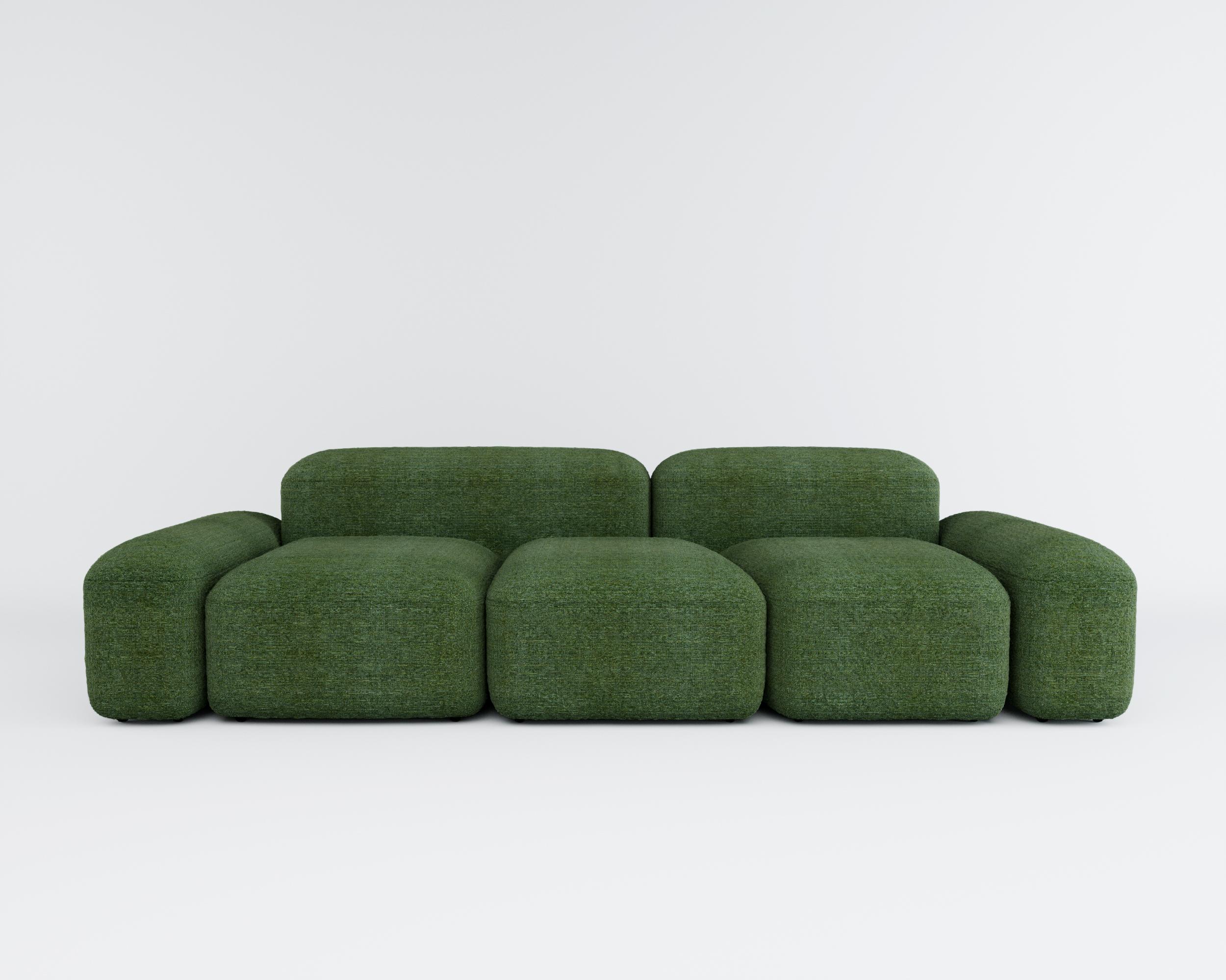 'Lapis' is a collection of sofas and seats with very organic and Minimalist shapes.
Designer: Emanuel Gargano
Maker: Amura Lab  

Lapis 060
3-seat / 278cm L

'Lapis' can be made in several dimension and combinations, according to spaces and