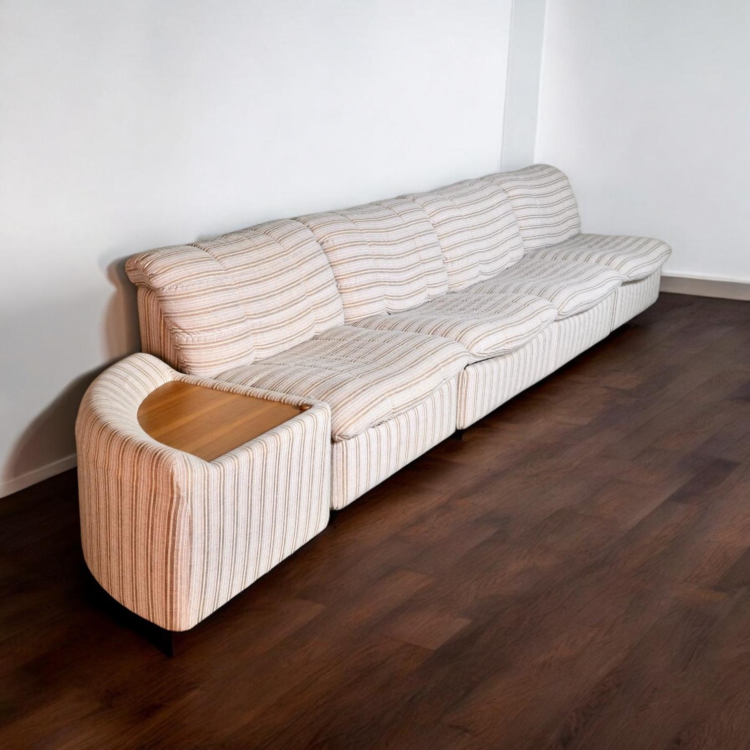 Mid-Century Modern Modular angle sofa set by Beka, France, 1970s