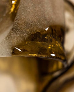 Modular Applique LP 276 in Brass and Murano Glass by Carlo Nason for Mazzega