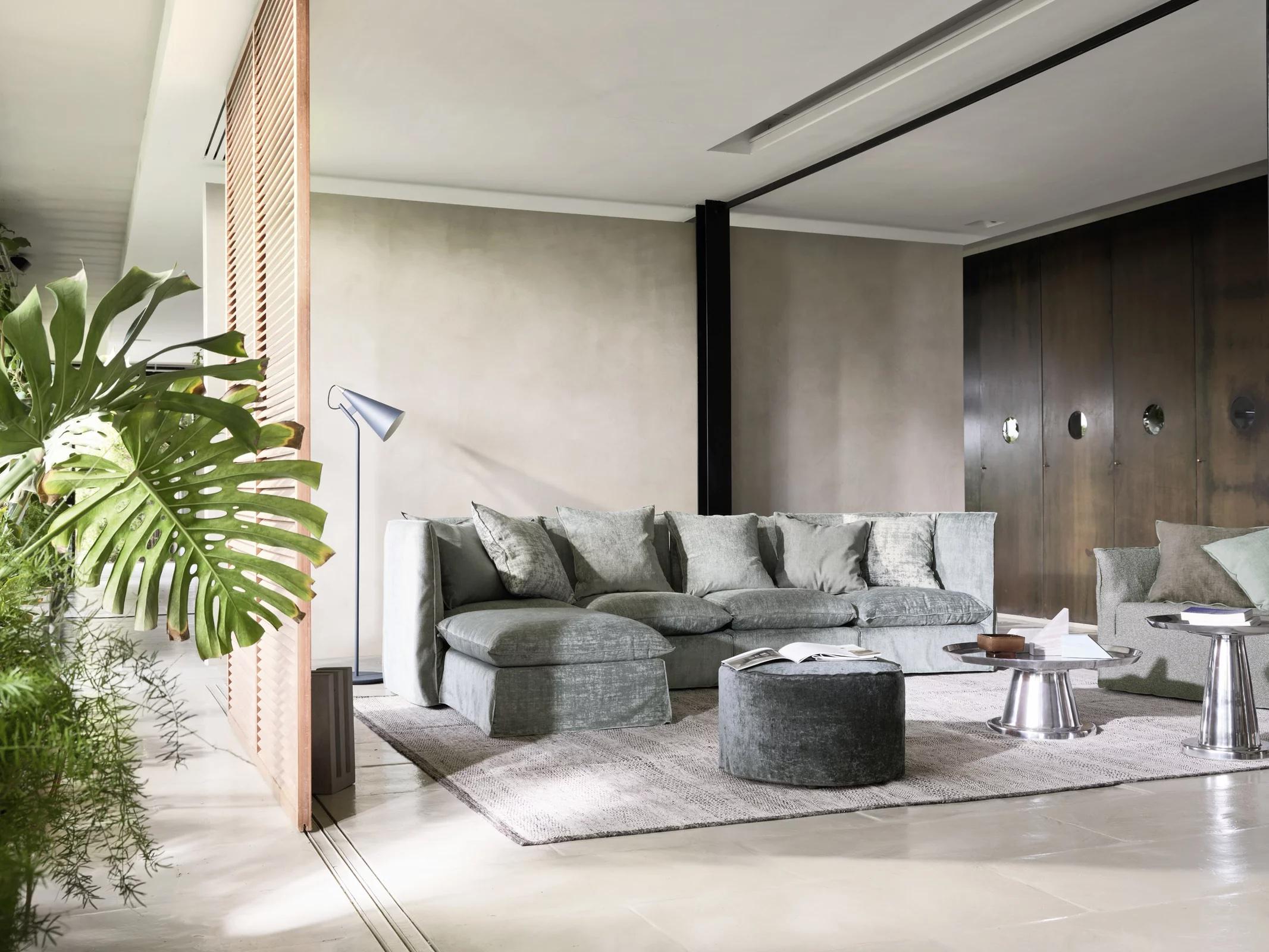 Contemporary Modular armchair Gervasoni Ghost 06 design Paola Navone For Sale
