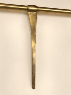 Modular back bar shelf – circa 1900-1920 – Brass and glass