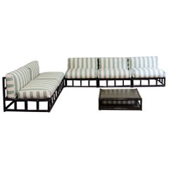 Modular Bamboo Sofa and Coffee Table Set