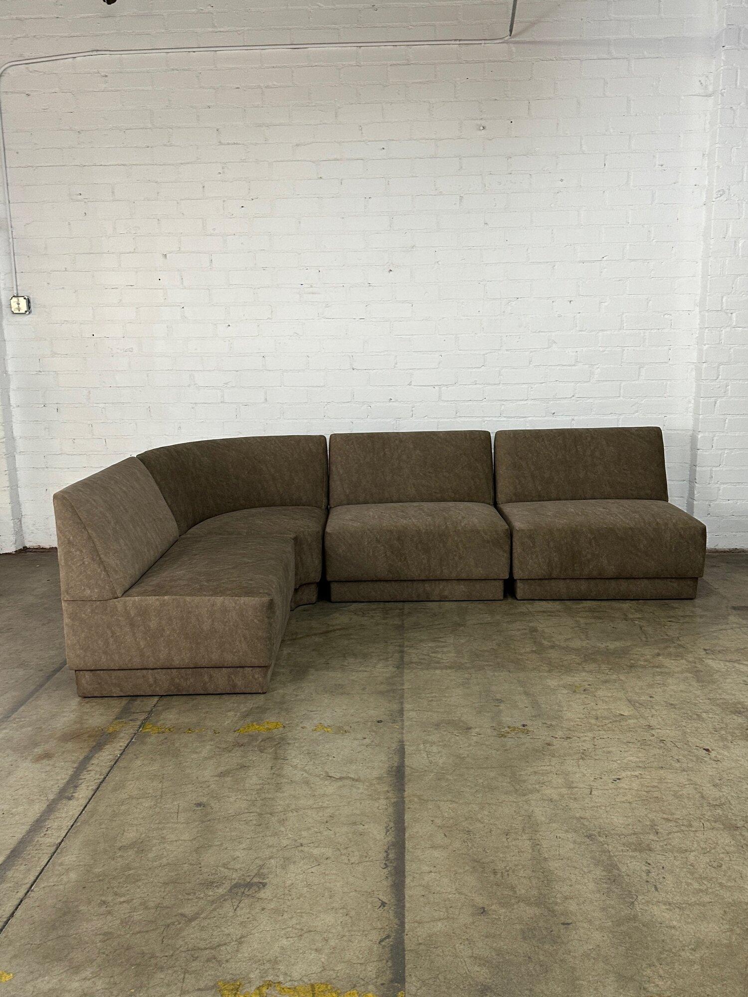 Modular Banquette sofa For Sale 3
