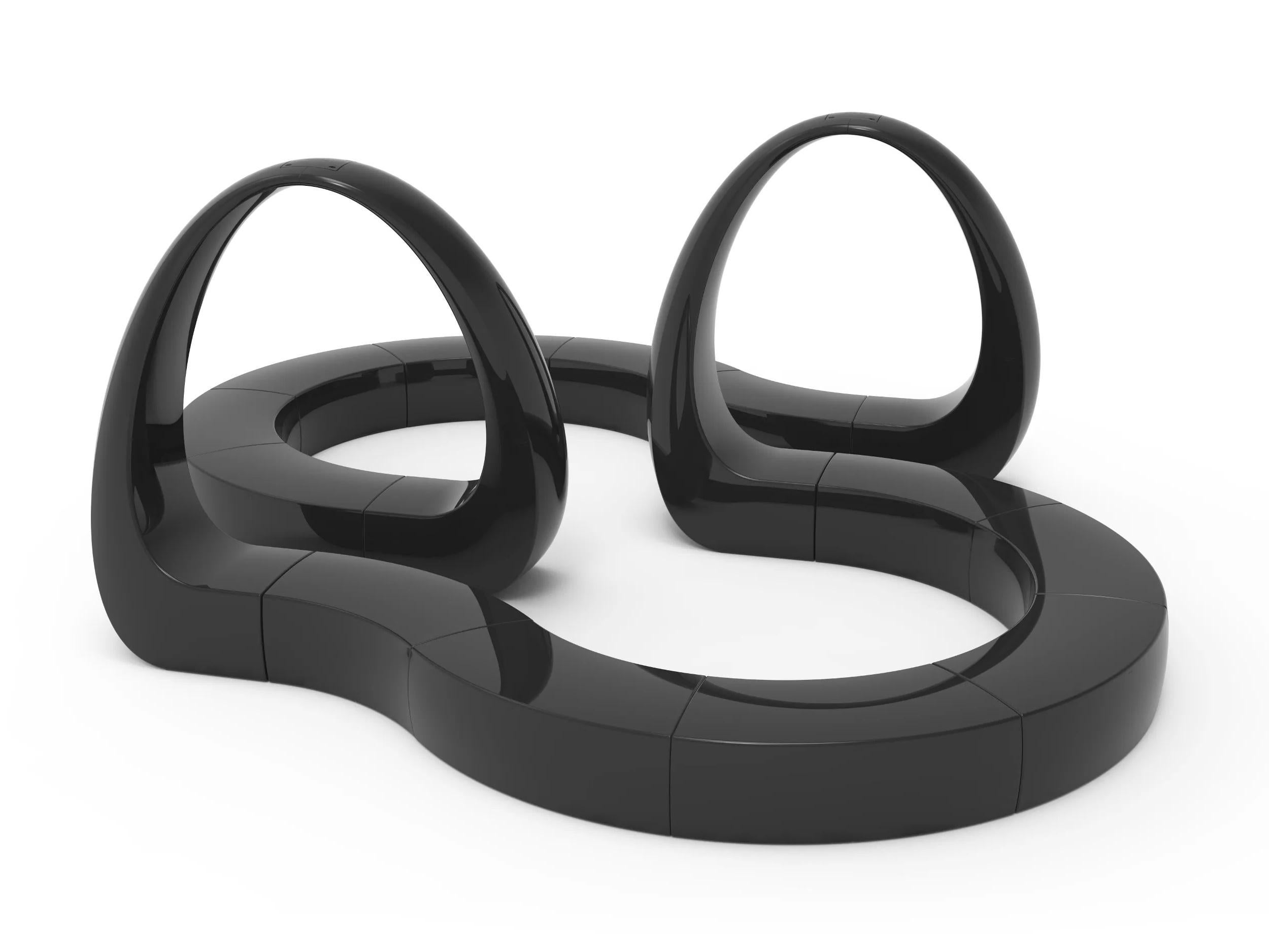 Spanish Modular bench composition Vondom And by Fabio Novembre – Lacquered For Sale