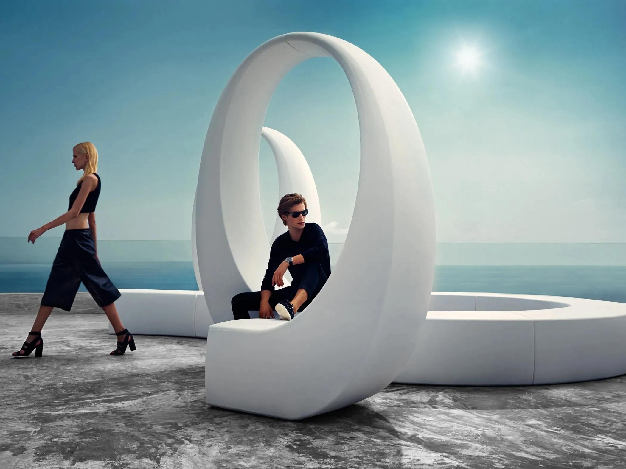 Banco modular Vondom And de Fabio Novembre - 9 Elementos Español en venta