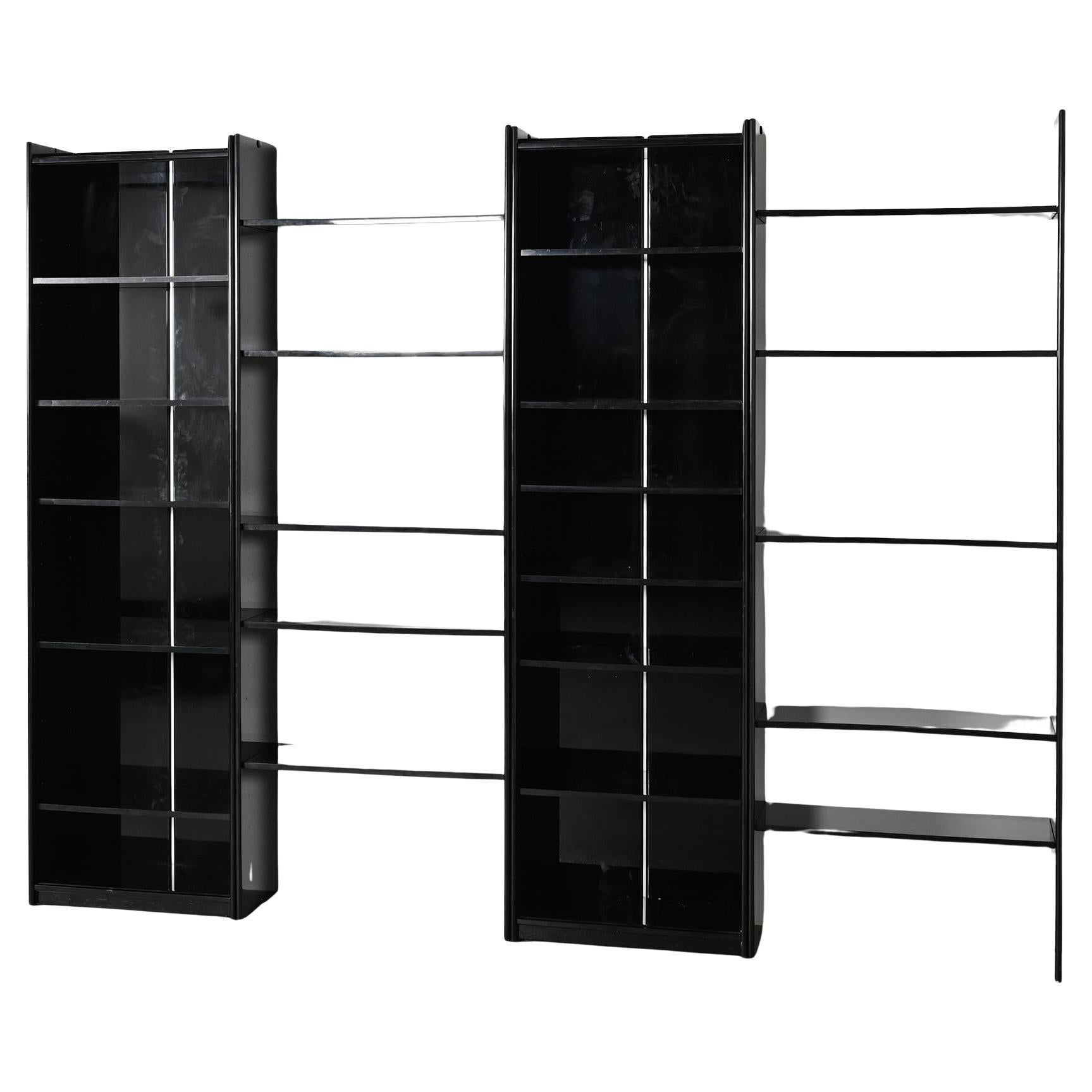Modular Bookcase by Kazuhide Takahama, Gavina, Italy, circa 1970 For Sale