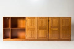 Librería modular de pino de Oregón de Mogens Koch, Rud. Rasmussen, Dinamarca, años 50