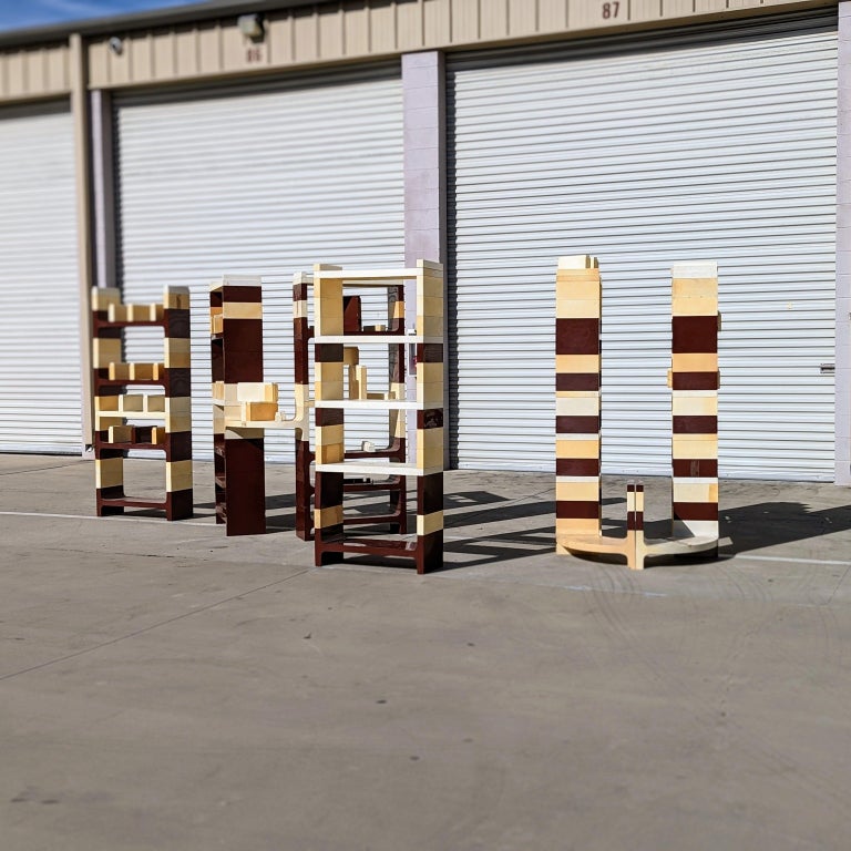 Modular Bookcases by Vardani Design, 1970s Space Age Etagere Room