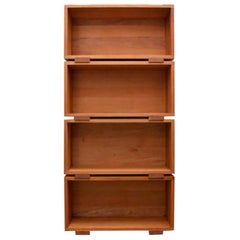 Modular Bookshelves from Caribbean Walnut Solid Wood for Chloe V.2.0