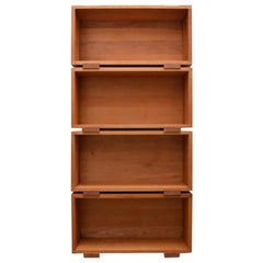 Modular Bookshelves from Mahogany Solid Wood