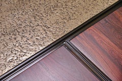 Modular Brass, Bronze and Wood Low Table by P. Tendercool