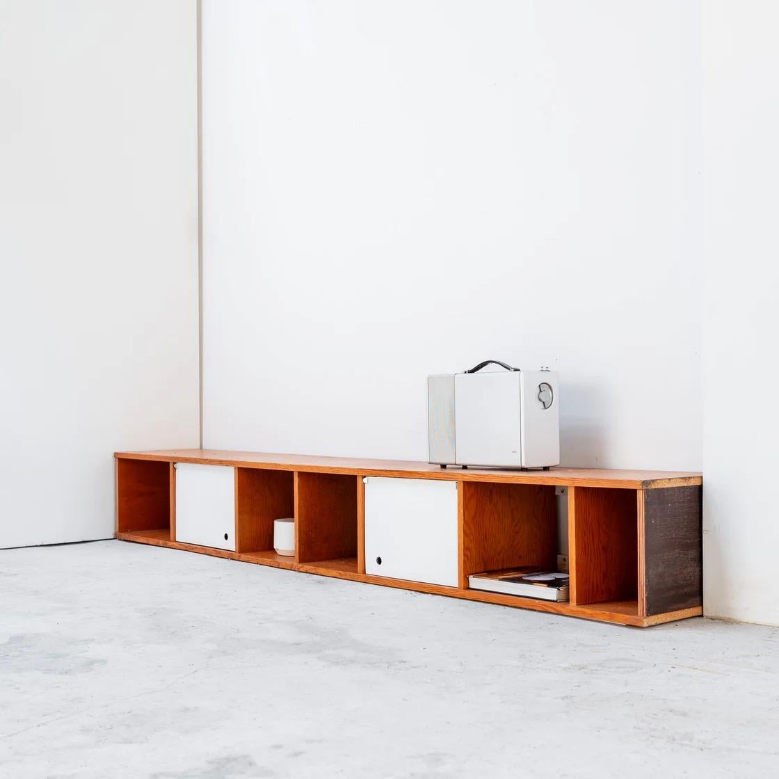 French Modular Cabinet by Pierre Guariche for La Plagne, France, 1970s For Sale