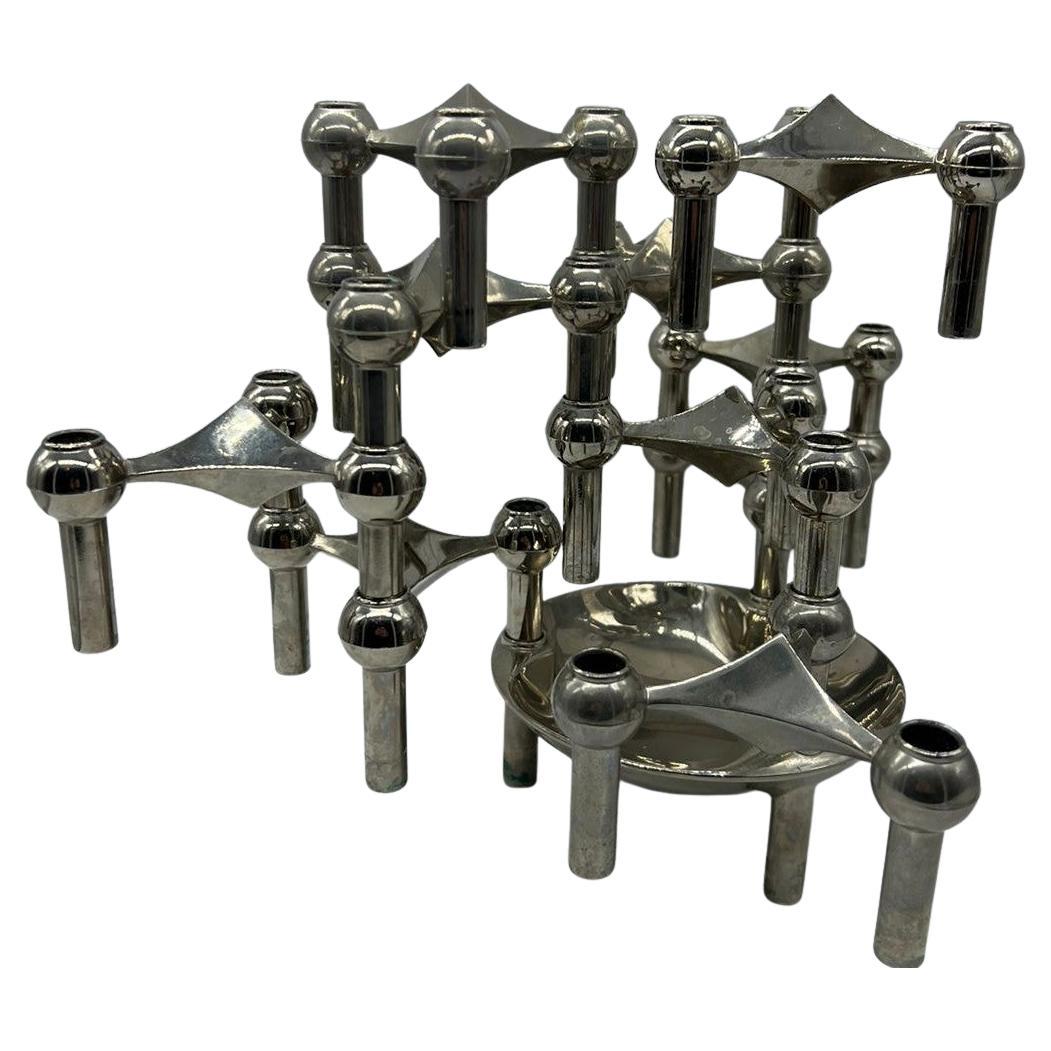 Modular candlestick by Fritz Nagel, 1960