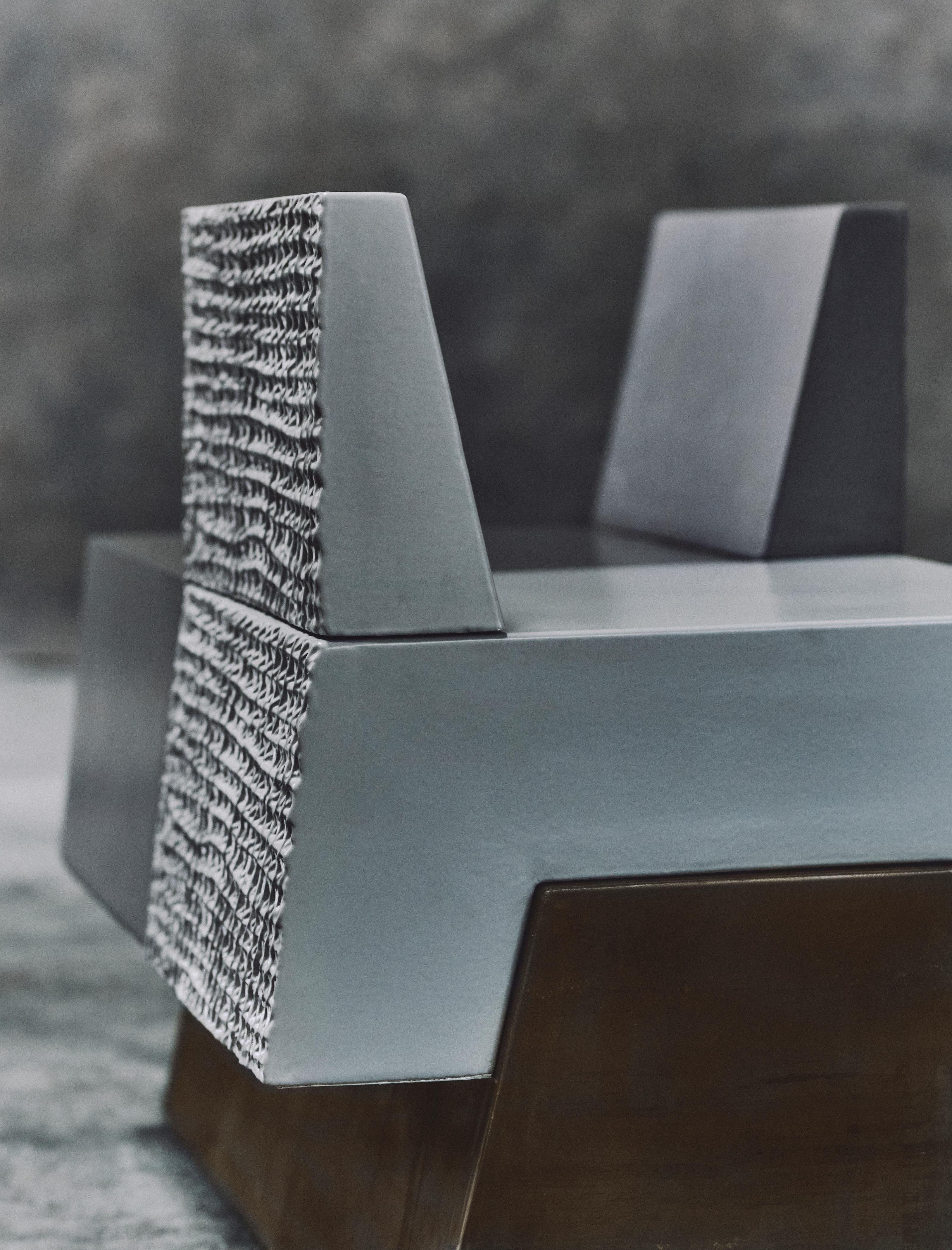 Banquette modulaire en céramique par Andrée & Michel Hirlet, France Neuf - En vente à London, GB