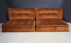 Modular chair set in the style of Mah Jong