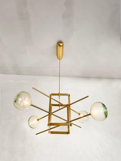 Modular Chandelier 4 Lamps by Contain