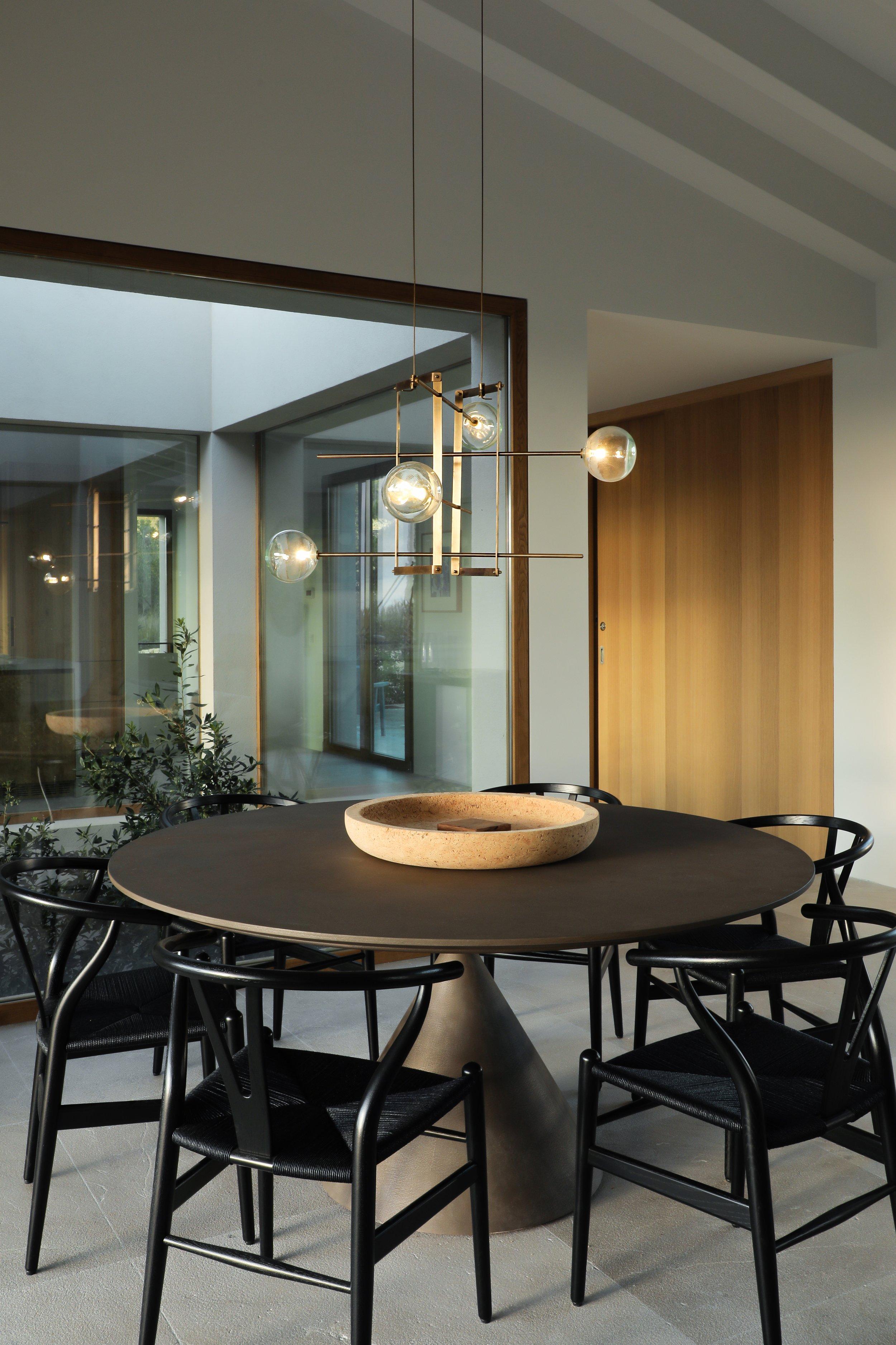 Post-Modern Modular Chandelier 4 Lamps by Contain For Sale