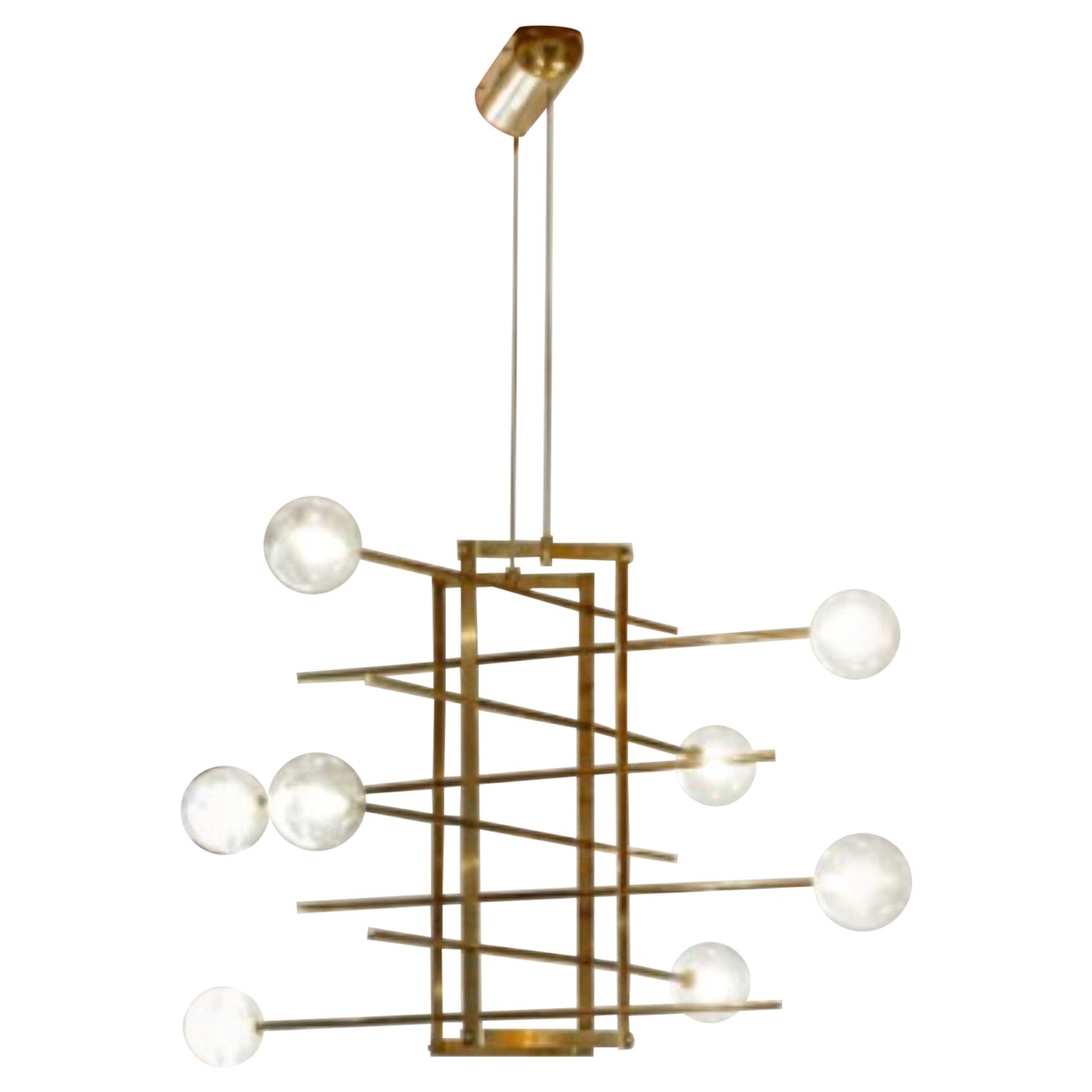 Modular Chandelier 8 Lamps by Contain