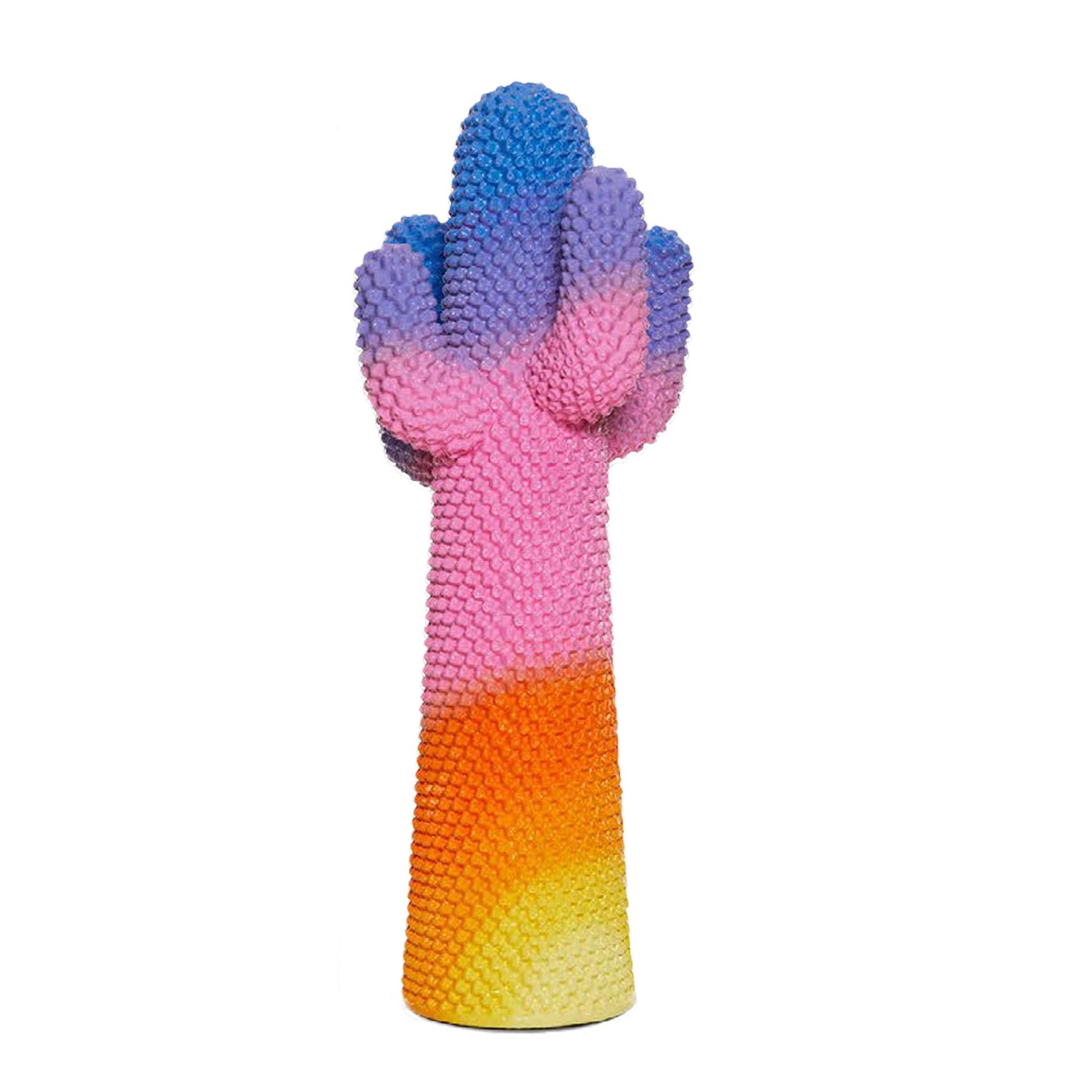 Italian Gufram Multicolored Sunrise Cactus Coat Rack by Drocco & Mello - Paul Smith For Sale