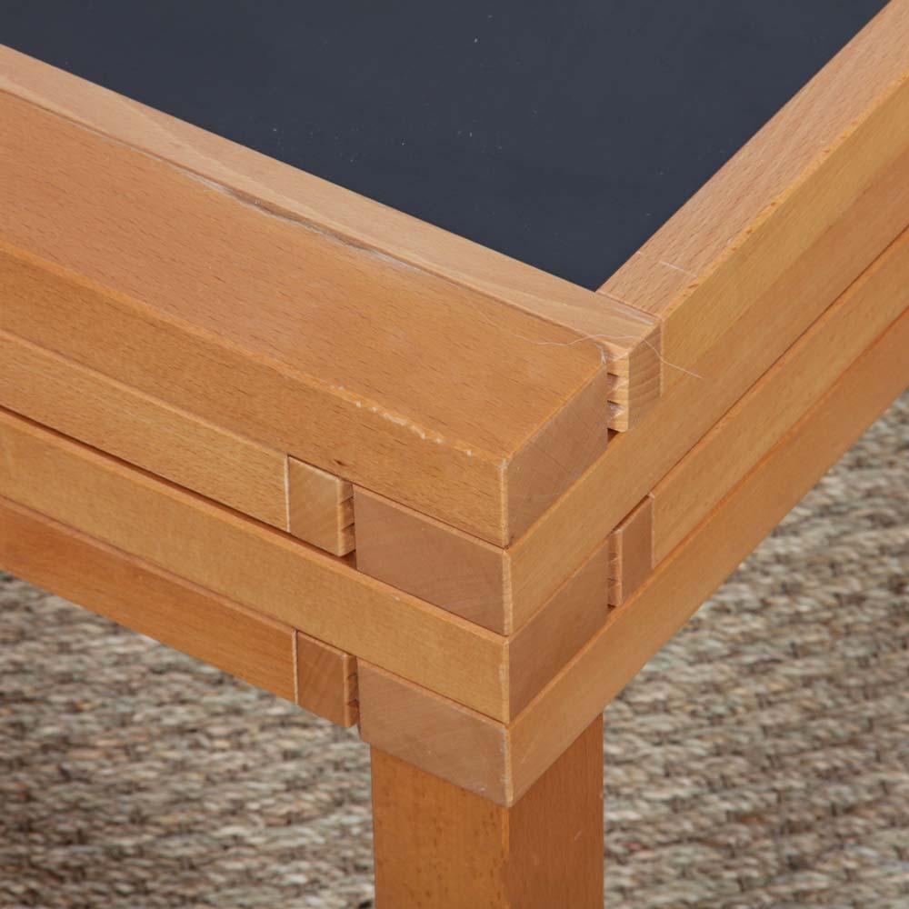 Modular coffee table by Bernard Vuarnesson for Bellato, 1980s In Good Condition For Sale In MONTESSON, FR