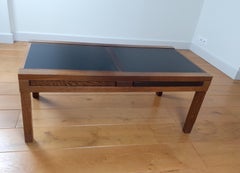 Modular Coffee Table in Iroko Wood by Bernard Vuarnesson