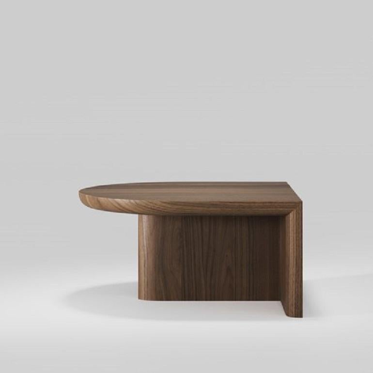 Mesa de centro modular de madera maciza de nogal Moderno en venta