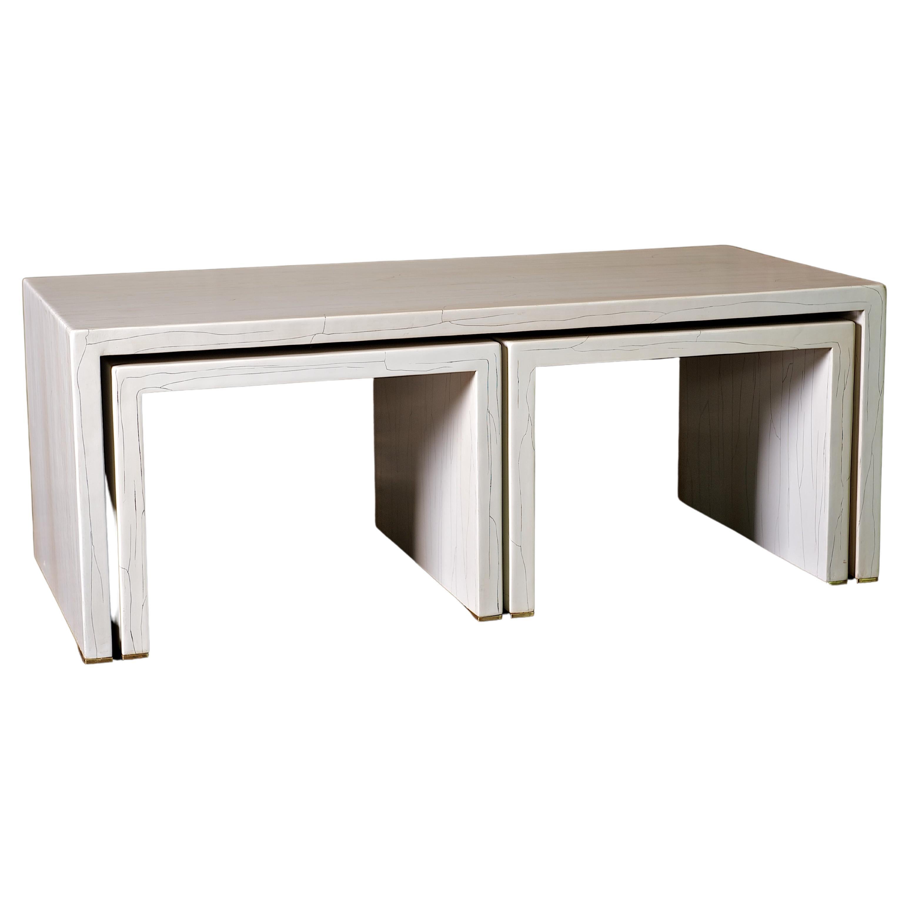 Modular Coffee Table 'Set of 3' by Elan Atelier in Stock