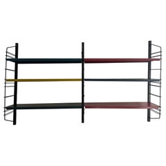 Ensemble d'étagères murales modulaires et colorées par Drentea, années 1960, Pays-Bas
