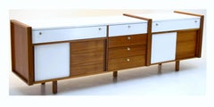 Modular Configurable Sideboard and Hutch by Martin Borenstein for Brown Saltman