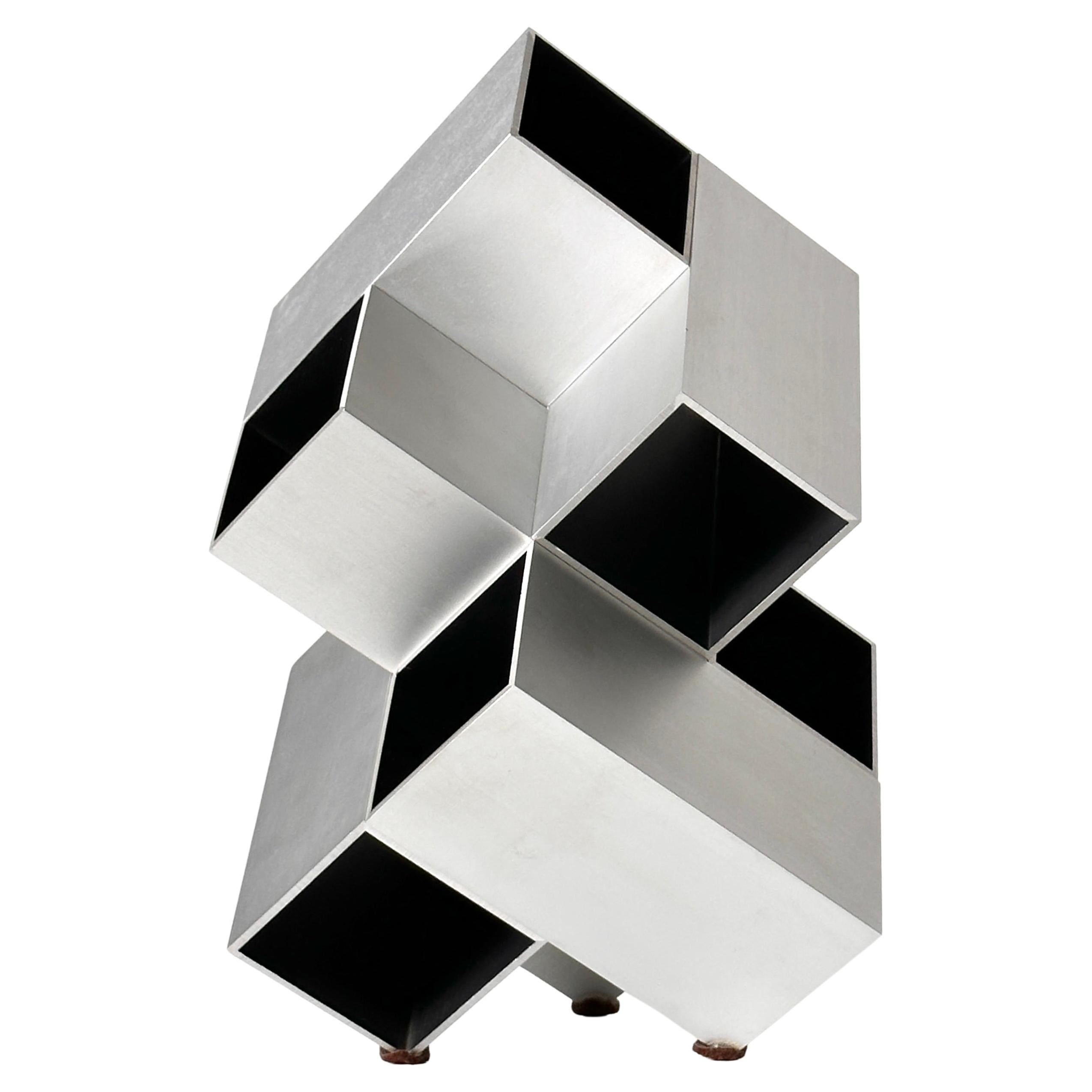 Modular Cube Sculpture by Kosso Eloul Israeli Artist 1920-1995 Toronto Canada  For Sale