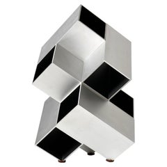Used Modular Cube Sculpture by Kosso Eloul Israeli Artist 1920-1995 Toronto Canada 