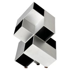 Vintage Modular Cube Sculpture by Kosso Eloul Israeli Artist 1920-1995 Toronto Canada 