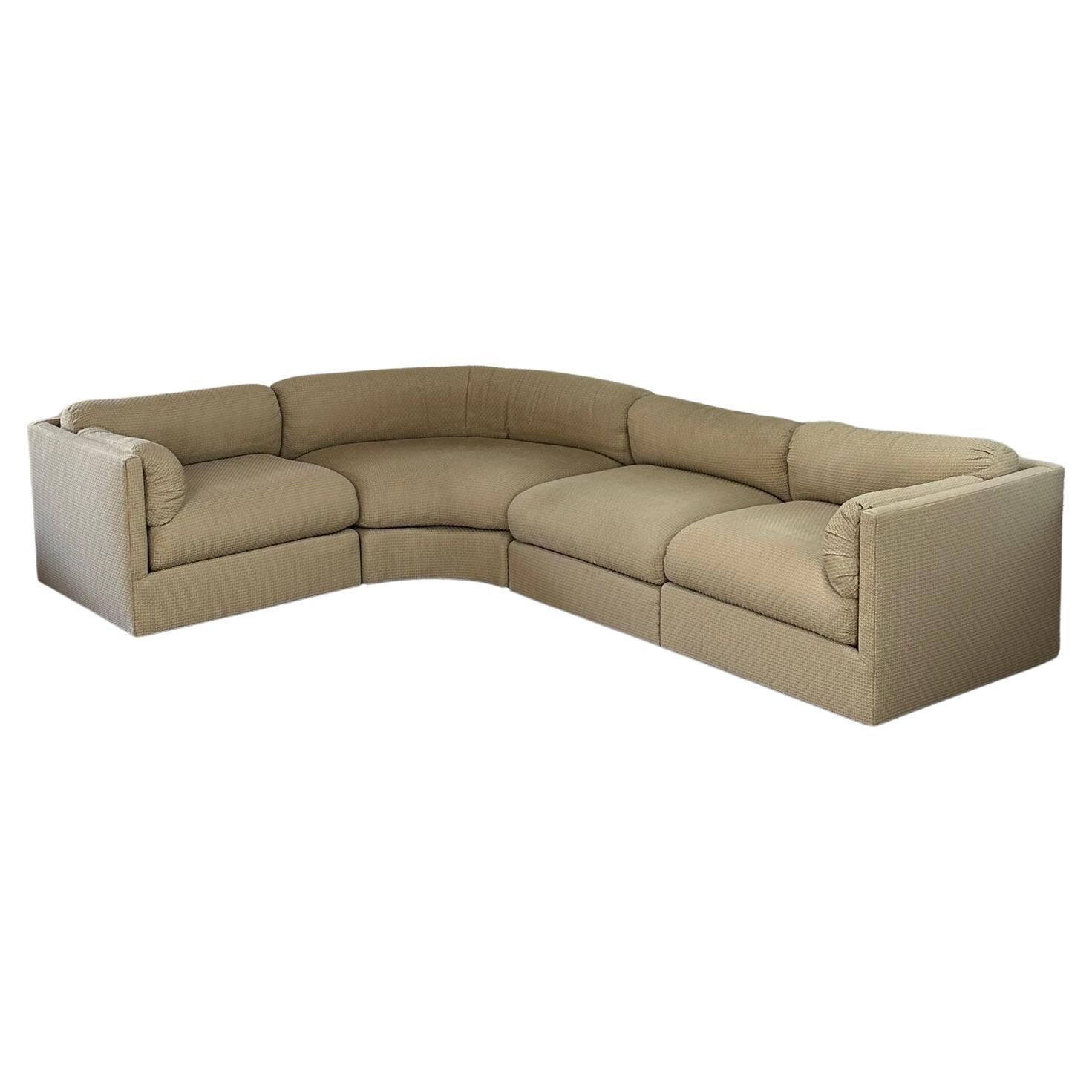 Modular Curved Post Modern Sofa