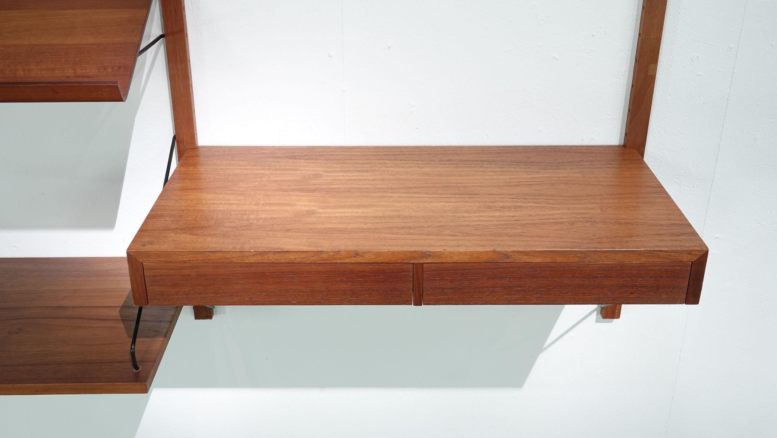 Modular Danish Teak Shelving System by Poul Cadovius for Cado Royal 6