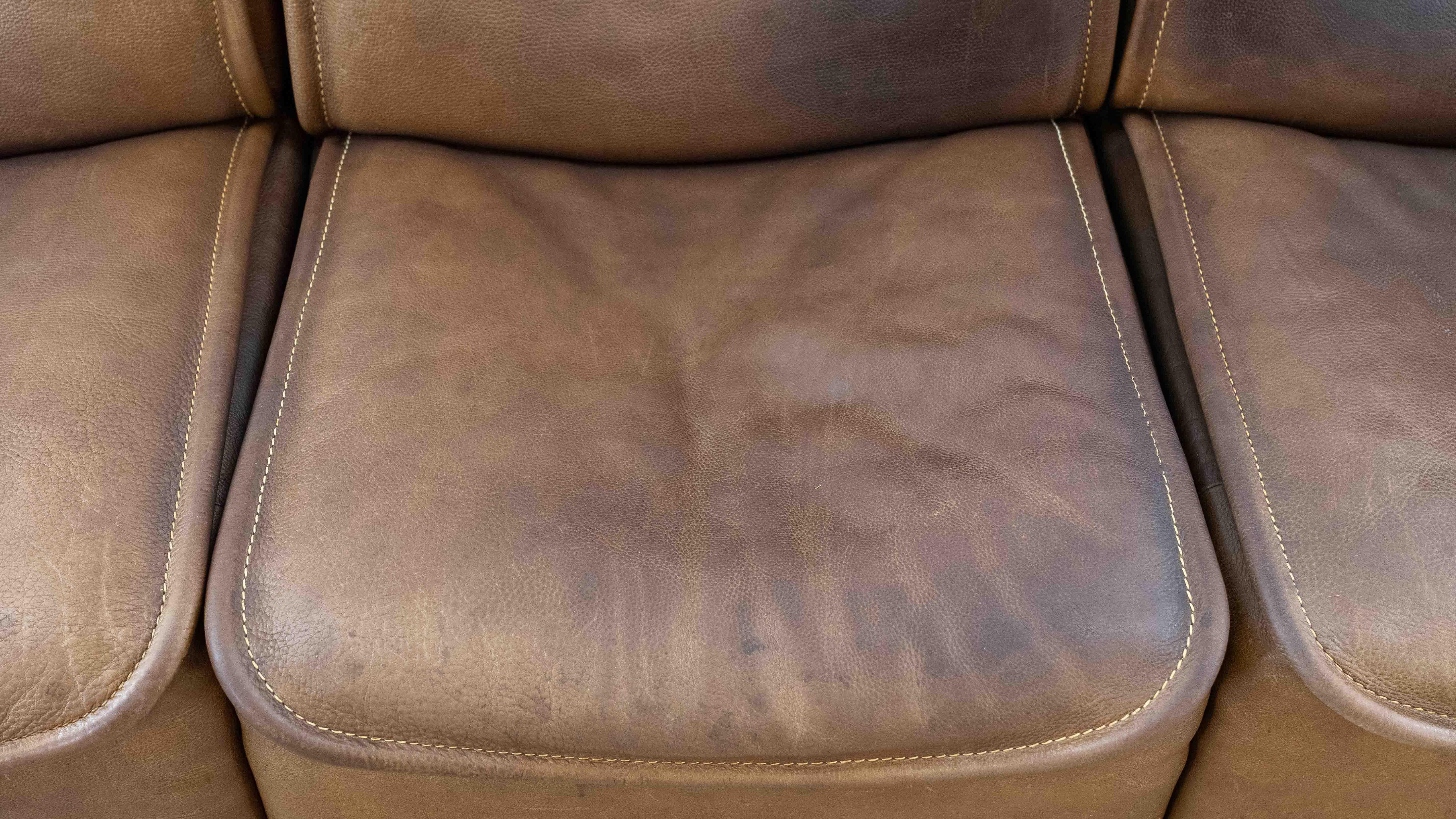 Canapé modulaire DS-12 de Sede en cuir cognac, années 70 en vente 7