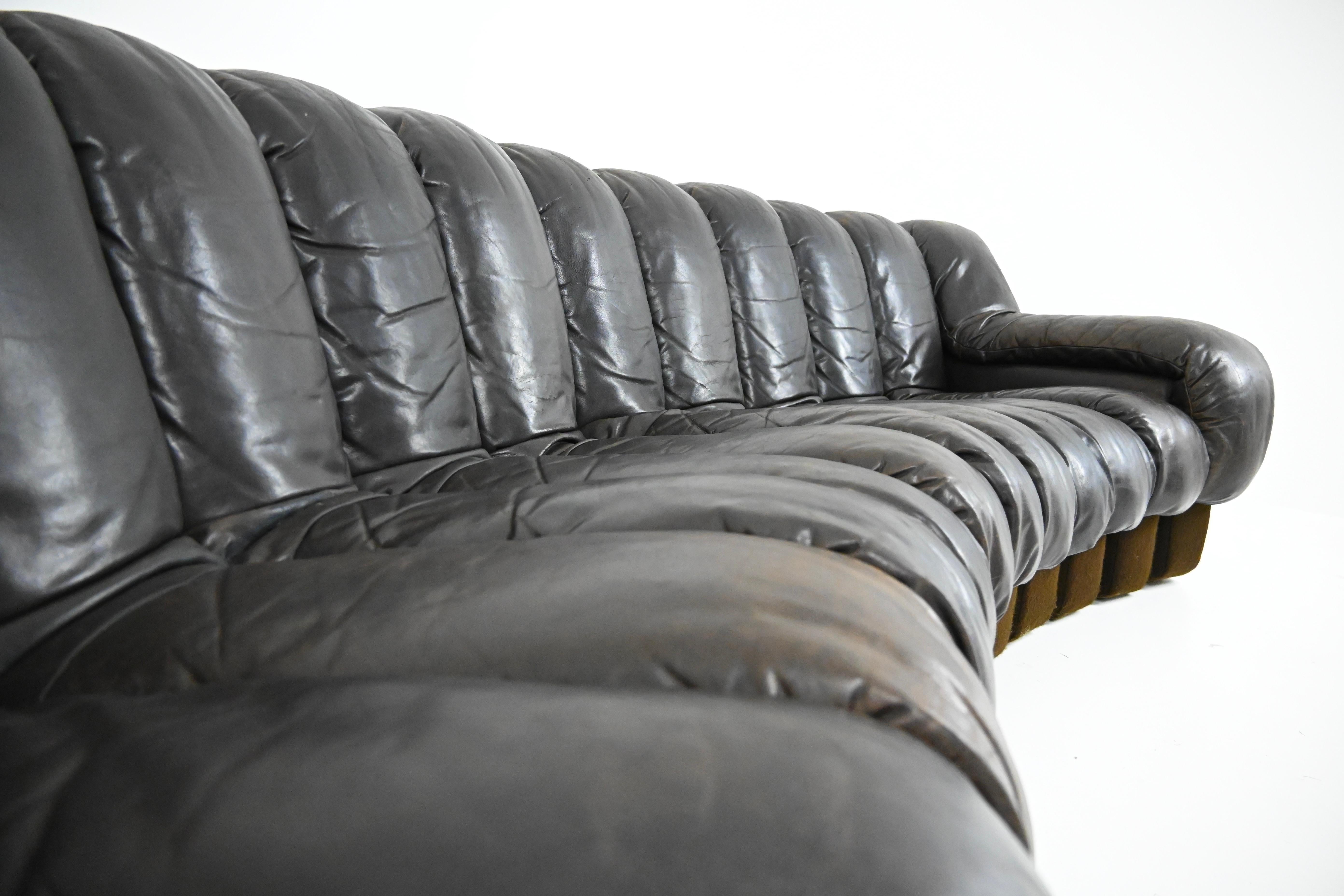 Sofá modular DS-600 de Berger, Peduzzi, Vogt & Ulrich para De Sede, década de 1970 en venta 3