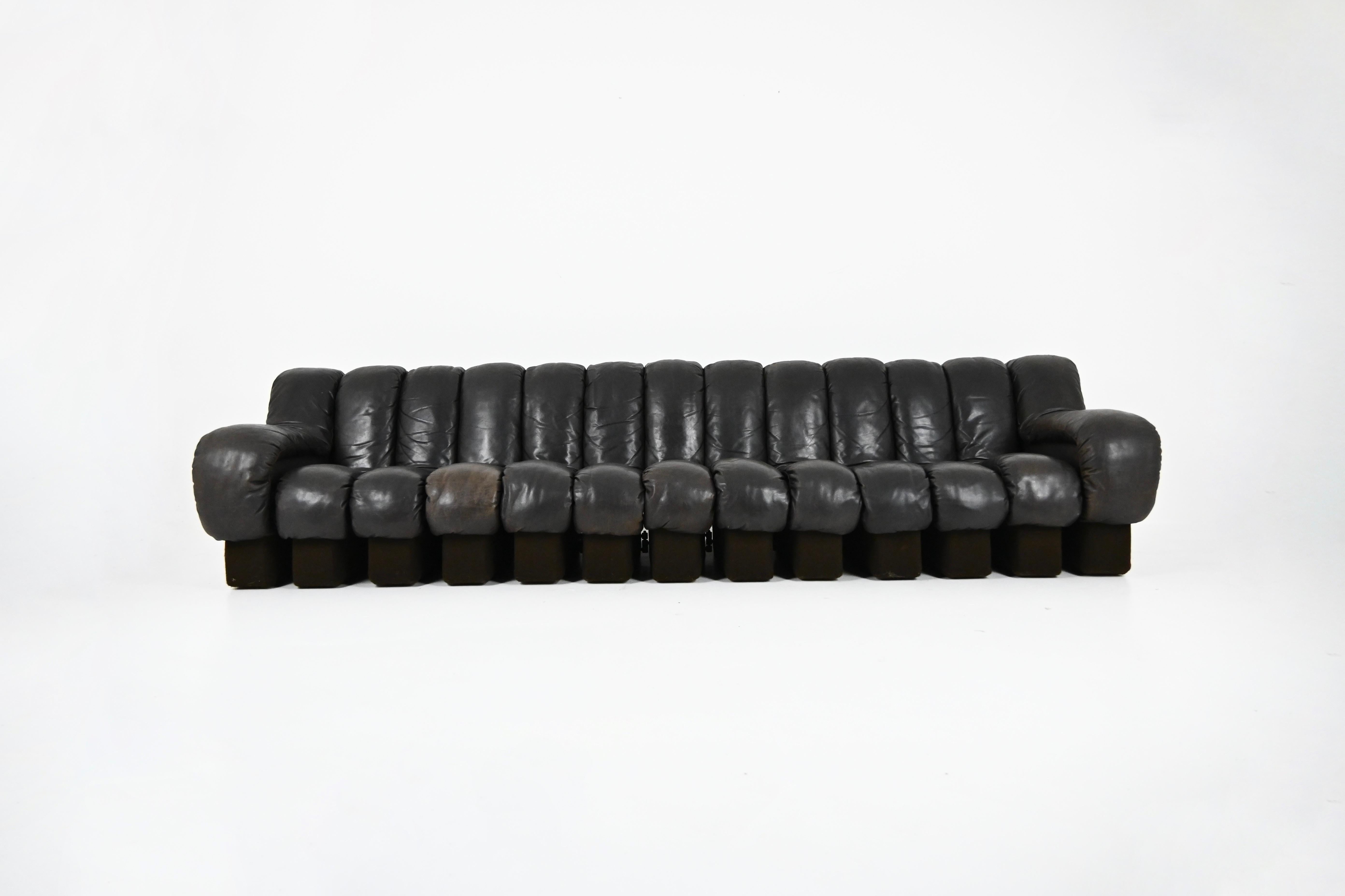 Sofá modular DS-600 de Berger, Peduzzi, Vogt & Ulrich para De Sede, década de 1970 Moderno de mediados de siglo en venta