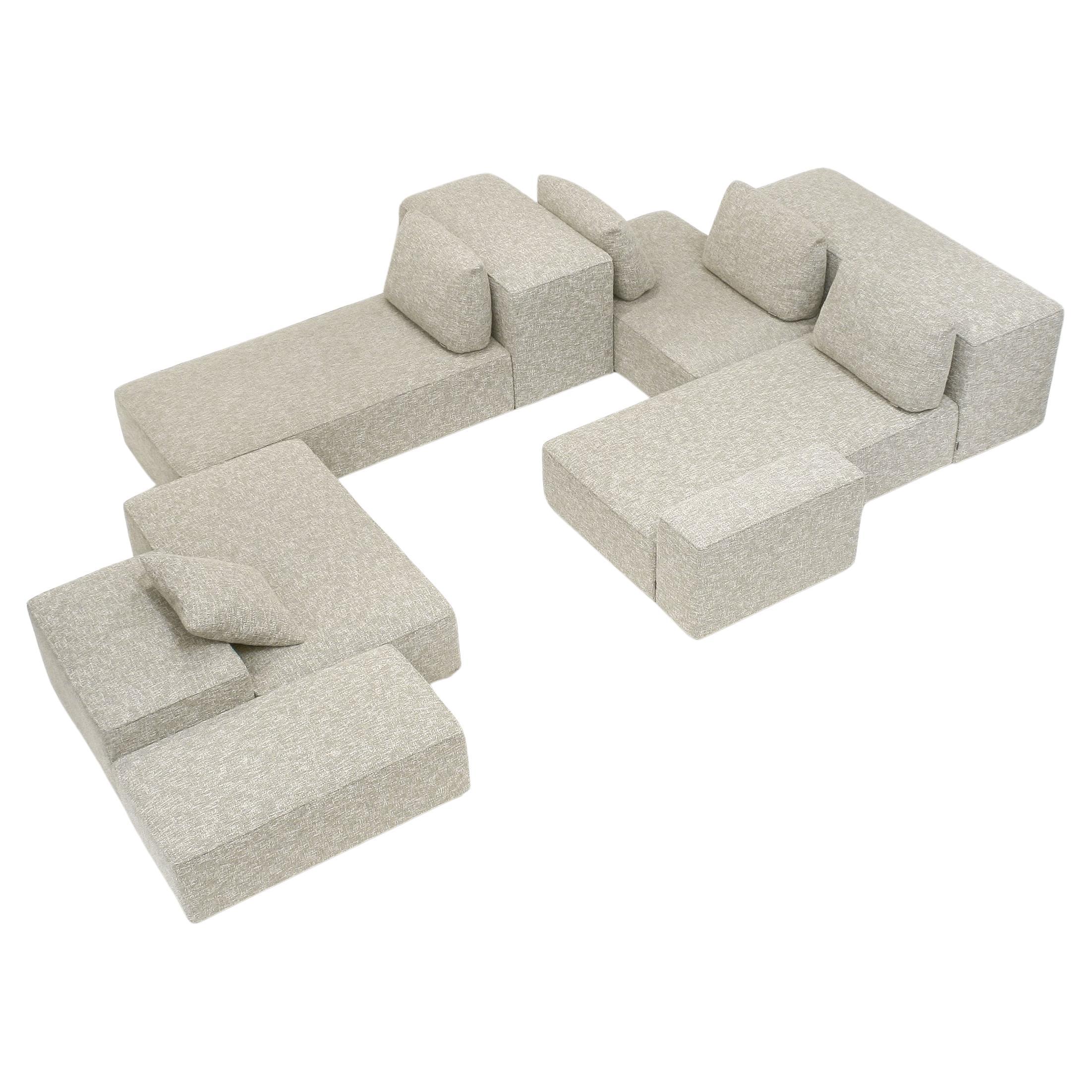 Modular Element DOMINO.18 Landscape Sofa by Dick Spierenburg for Montis For Sale