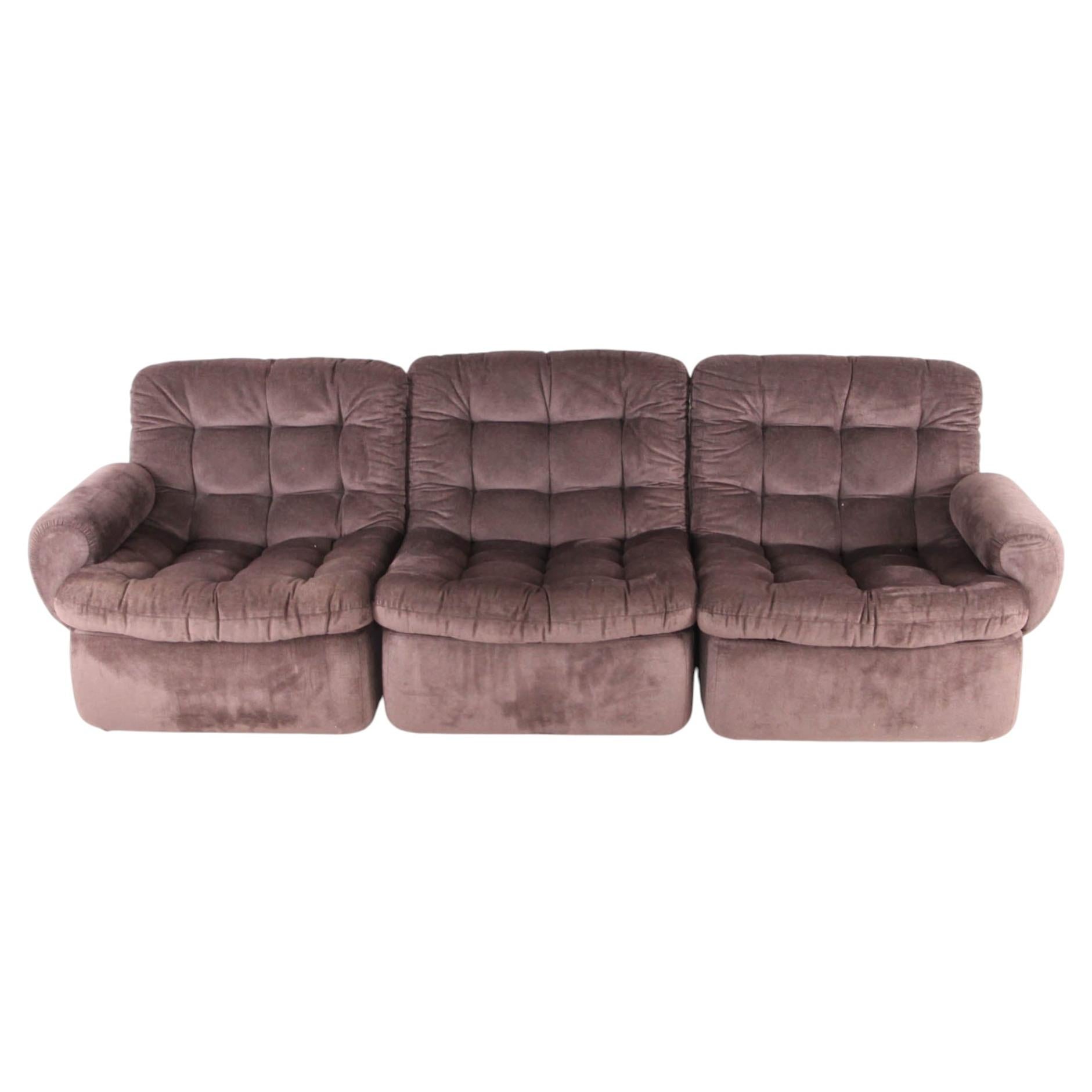 Modular fabric sofa For Sale