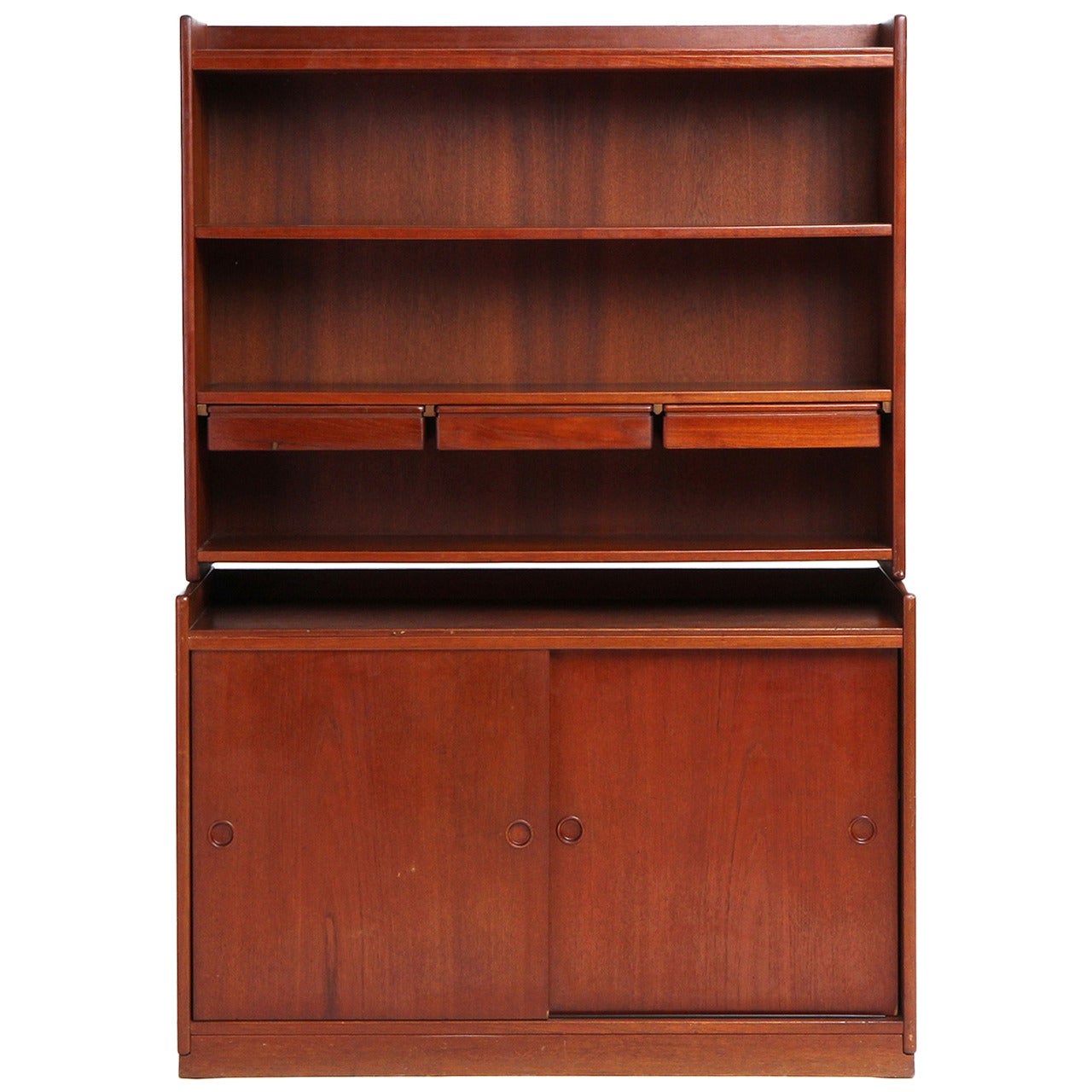 Modular Floor Cabinet by Ejner Larsen Aksel Bender Madsen for Willy Beck, 1950s For Sale