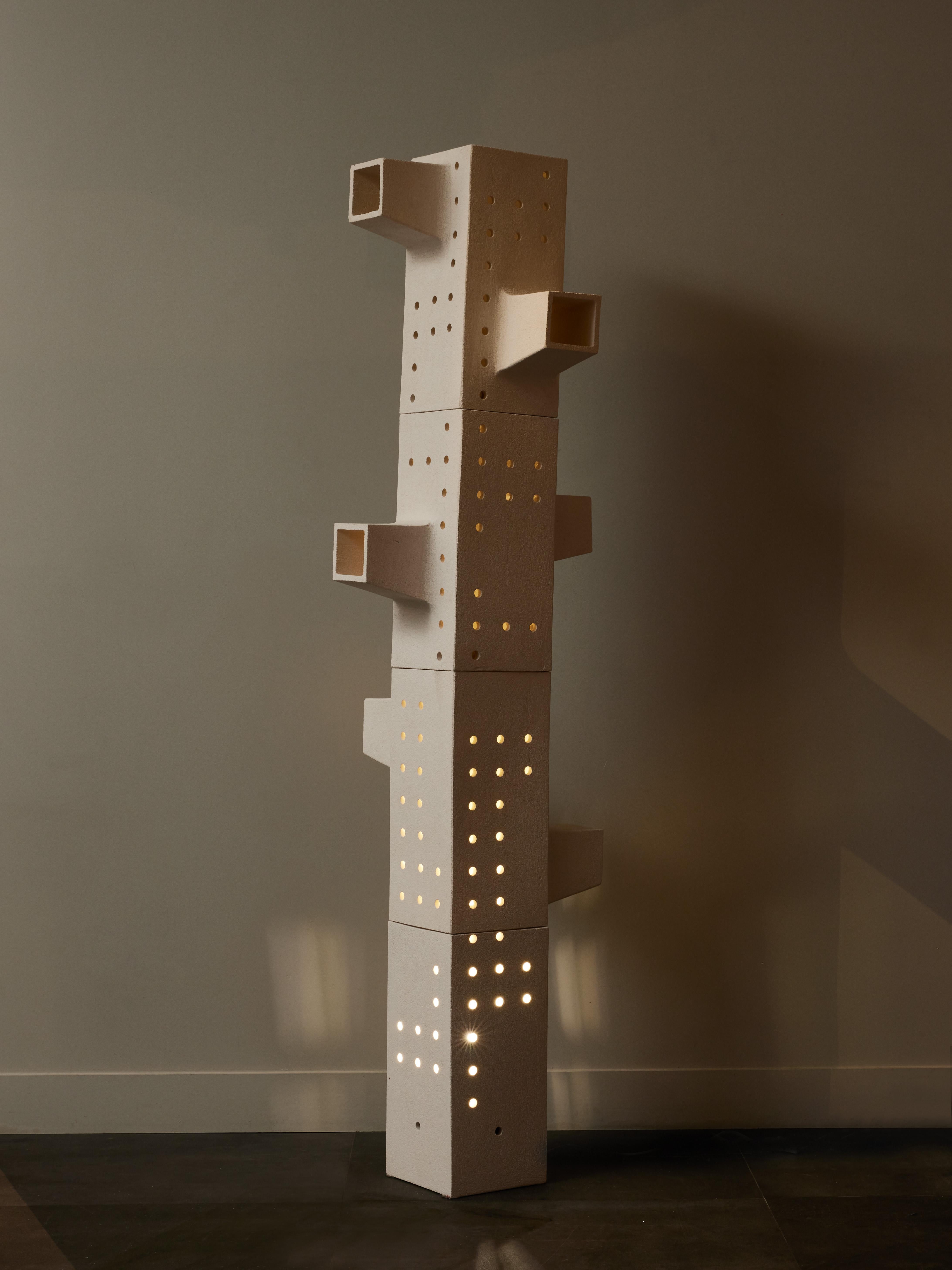 Modern Modular Floor Lamp by Frederic Bourdiec For Sale