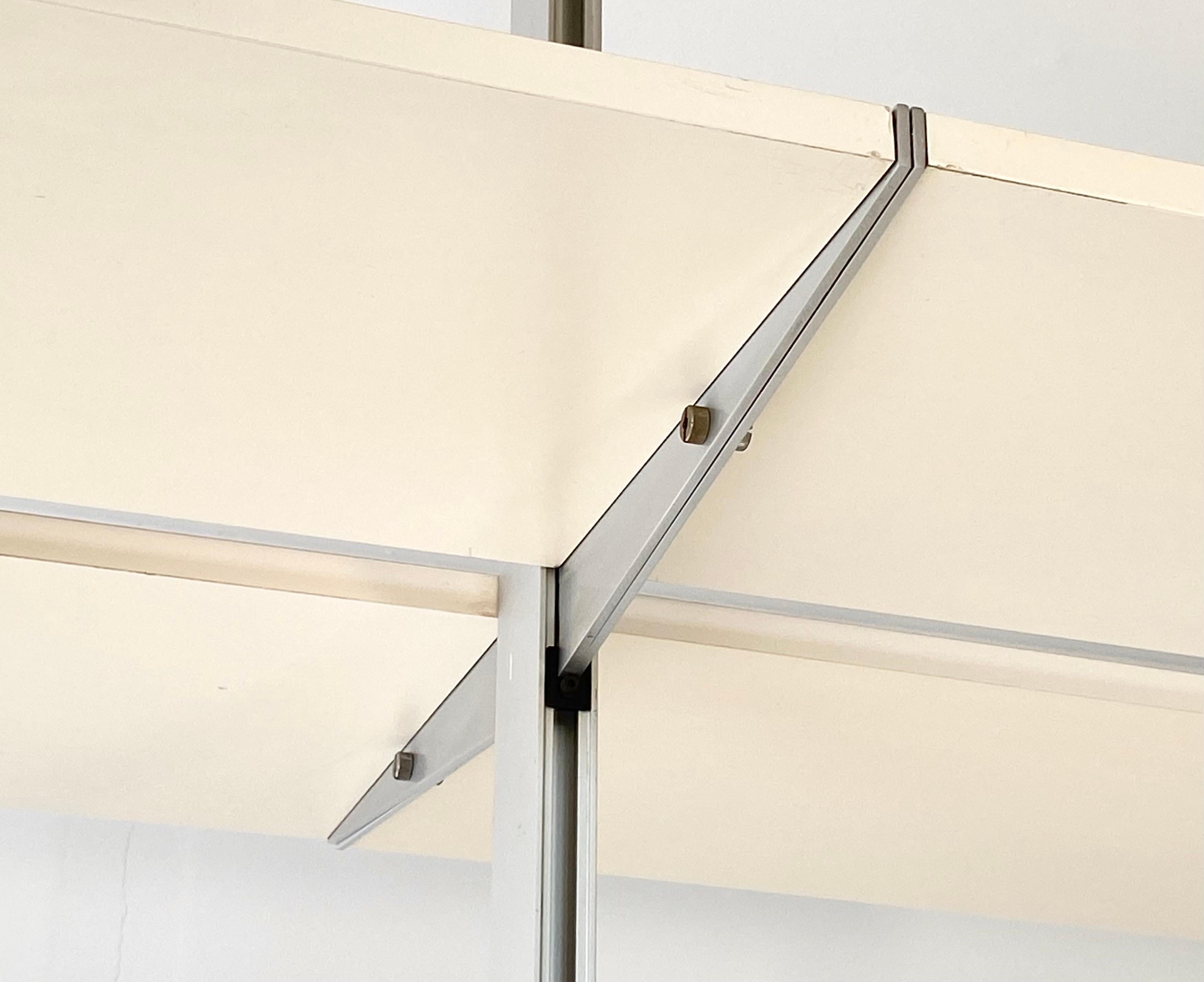 modular floor to ceiling CSS shelf unit Design George Nelson for Herman Miller  For Sale 2